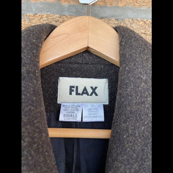 Flax wool jacket small - Picture 4 of 11